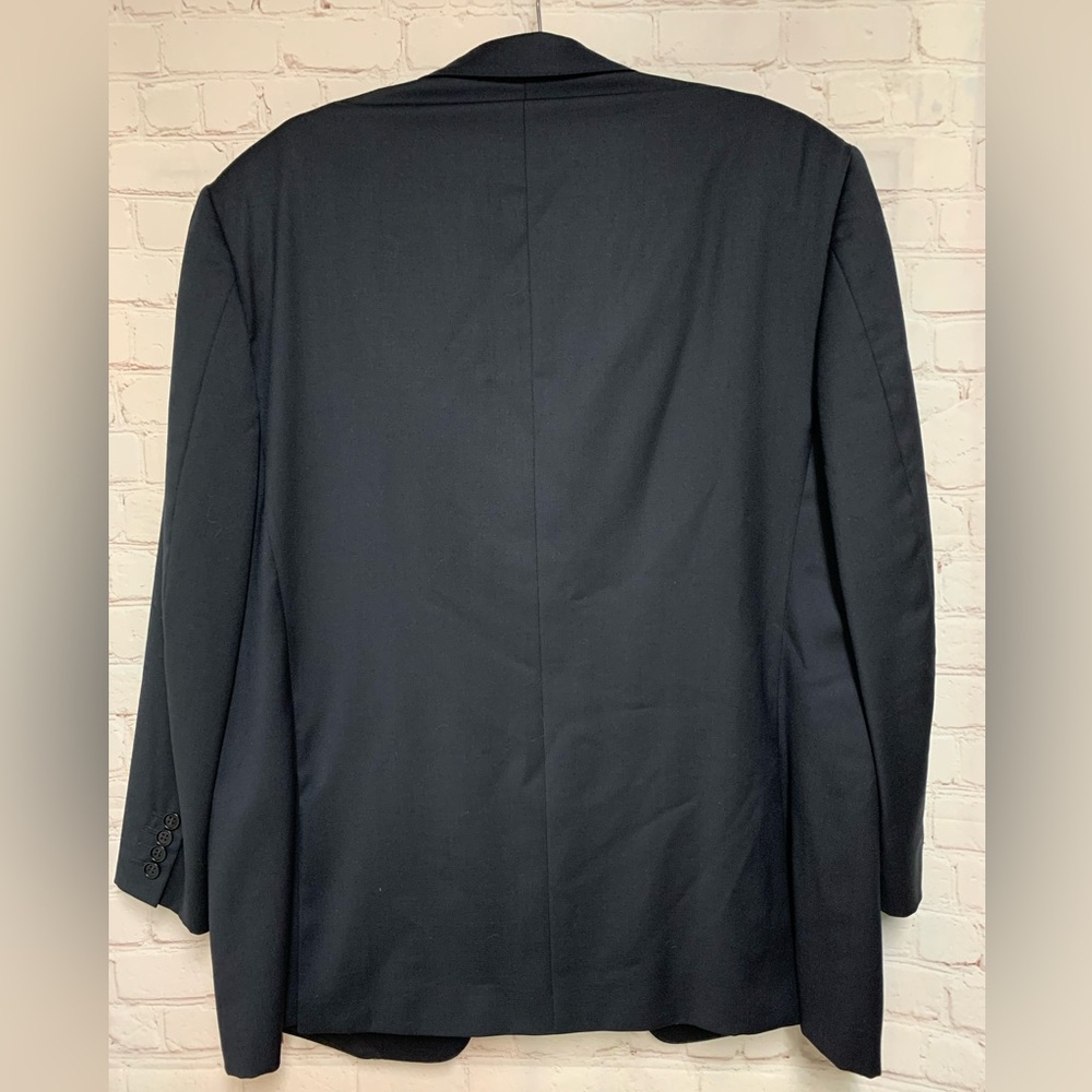 Canali Navy Wool Mitchells Westport Sport Coat Italy Size 48 R - Picture 9 of 10